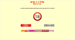 Desktop Screenshot of amator-szex.net