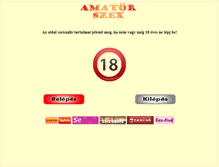 Tablet Screenshot of amator-szex.net